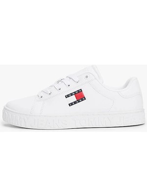 Tommy Hilfiger Tommy Jeans Kadın Beyaz Platform Sneaker