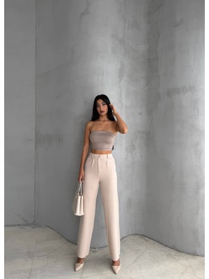 Kadın Palazzo Pantolon Oversize  Kesim