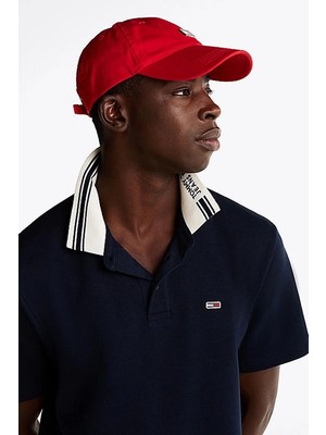 Tommy Hilfiger Erkek Lacivert Regular Fit Polo Yaka T-Shirt