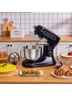 Karaca Pro Artisan 5 lt Döküm Mutfak Şefi 1600W Siyah Zaman Ayarlı Ekran ile Kolay Kullanım