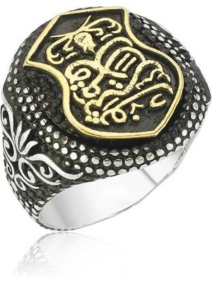 Gumush Gümüş Kadem-I Şerif Erkek Yüzük