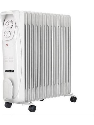 Süsler 11 Dilim Yağlı Radyatör 2500 W Güç İle Etkili Isı Dağılımı Sağlar