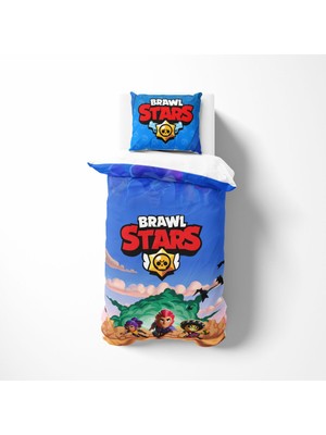 Viadela Brawl Stars Çocuk Nevresim Takımı (Çarşafsız)