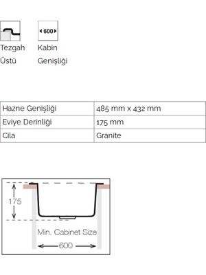 Ukinox Evye Valente D-100L Beyaz Granit