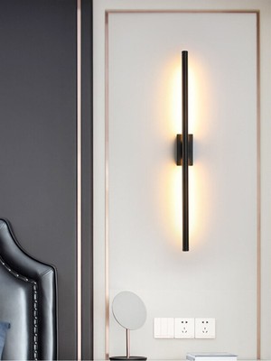 Dekoratif Çubuk LED Aplik Dikdörtgen Rozanslı Günışığı 70CM