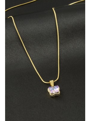 Kelebek Çelik Kolye