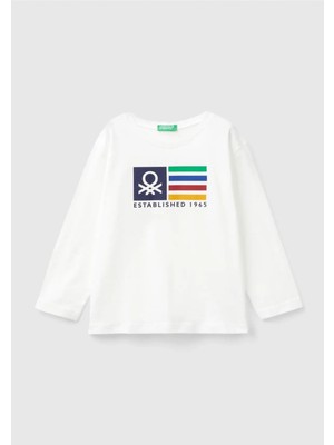 United Colors Of Benetton Erkek Bebek Uzun Kol Tshirt 10F2