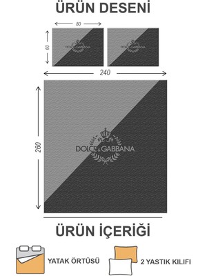 Doruklar Home Collection Kapitoneli Pamuk Dolgulu Kadife Kumaş Modern Desenli Premium Kalite Yatak Örtüsü Seti