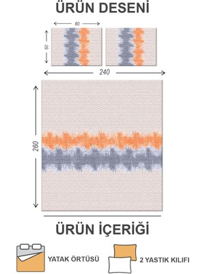 Doruklar Home Collection Pamuk Dolgulu Kapitoneli Kadife Kumaş Modern Desenli Çift Kişilik Kapitone Yatak Örtüsü Seti