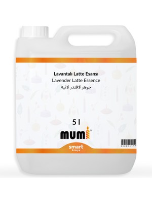 Lavantalı Latte Mum Esansı 5 Litre