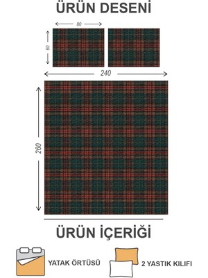 Doruklar Home Collection Kapitoneli Pamuk Dolgulu Kadife Kumaş Modern Desenli Premium Kalite Yatak Örtüsü Seti