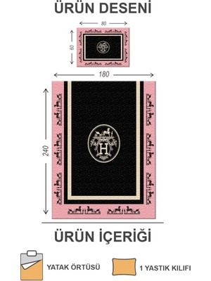 Doruklar Home Collection Kapitoneli Pamuk Dolgulu Kadife Kumaş Modern Desenli Premium Kalite Yatak Örtüsü Seti