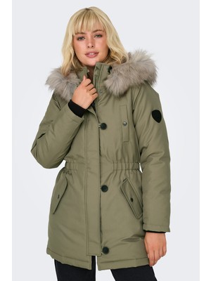 Only Onliris Regular Fit Çıkarılabilir Kapüşonlu Parka Bayan Parka 15304625