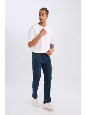 Sergio Regular Fit Normal Kalıp Normal Bel Boru Paça Jean Pantolon D.blue