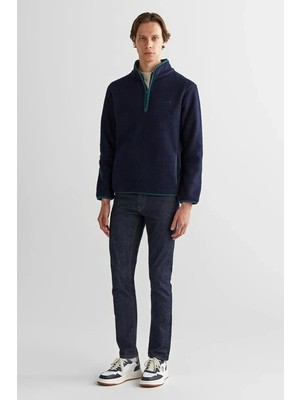 Gant Erkek Regular Fit Yarım Fermuarlı Sweatshirt