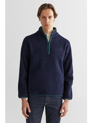 Gant Erkek Regular Fit Yarım Fermuarlı Sweatshirt