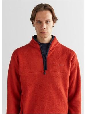 Gant Erkek Regular Fit Yarım Fermuarlı Sweatshirt