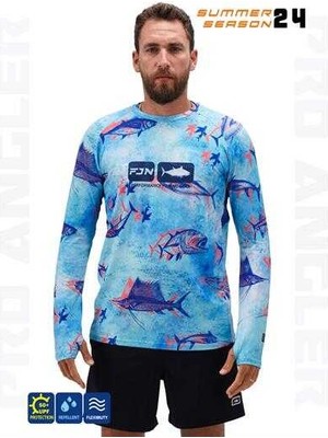 Fujin Pro Angler S24 T-Shirt Echo Fish Xxlarge (Xxl)