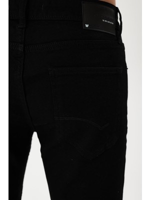 Twister Jeans Martin 704-07 Black Black Rahat Kalıp Erkek Likralı Kot Pantolon Siyah