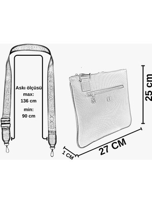 Sosela 67-7149 Kadın Gri Çarpraz Askılı Çanta