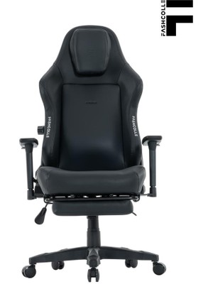 Fashcolle Globe Pro Siyah Oyuncu Koltuğu Yüksek Yoğunluklu Sünger ve 3D Kolçak Özellikleriyle