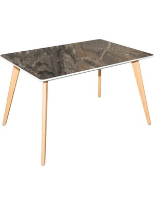 Masa Kaplama Folyosu Laminasyonlu Kahve Mermer Desen