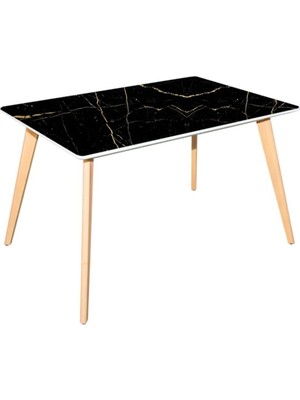 Biga İmaj Masa Kaplama Folyosu Kendinden Yapışkanlı Laminasyonlu Siyah Mermer Desen 100 x 150 cm