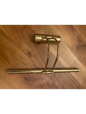 Woodhub Pilli Flüt Aplik Gold Rengi - 35 cm