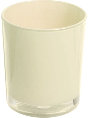 Krem Düz Cam Bardak - Doluma Uygun