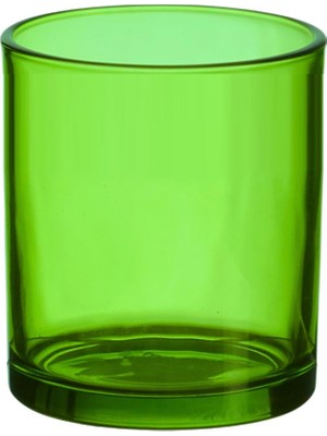 12 Adet Yeşil Cam Bardak Mumluk / Doluma Uygun