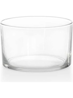 Oval Şeffaf Cam Bardak - Doluma Uygun