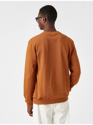 Koton Bisiklet Yaka Basic Sweatshirt