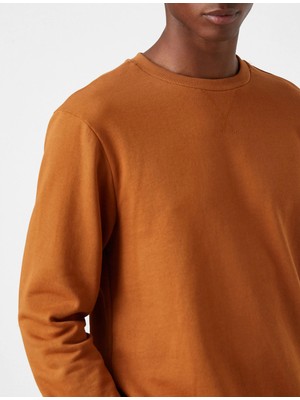 Koton Bisiklet Yaka Basic Sweatshirt