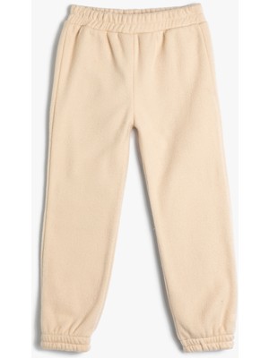 Koton Kız Bebek Basic Jogger Eşofman Altı Beli Lastikli