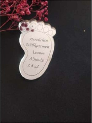 Bebek Ayak Magnet Yeni Doğan Magnet Bebek Magnet 10 Adet