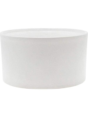 Beyaz Dış Boyama Oval Cam Bardak - Doluma Uygun