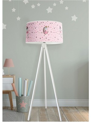 Woodhub Kız Çocuk Odası Lambader 40 x 25  cm