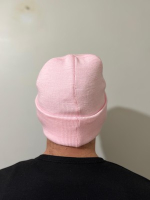 Bufferland Pembe Katlamalı Unisex Bere