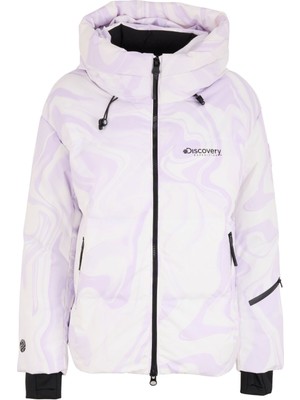 Discovery Expedition Beyaz - Lila Kadın Kayak Montu D4WL-MNT3184