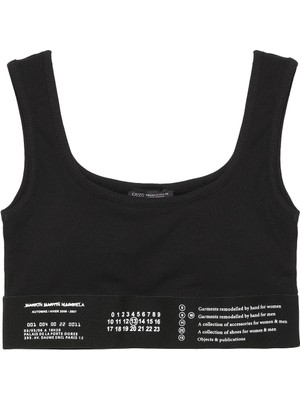 Quzu Lastik Detaylı Crop Top Atlet