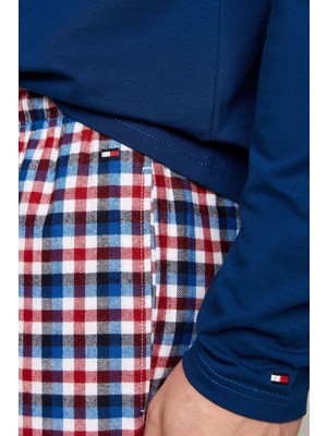 Tommy Hilfiger Erkek Flannel Pijama Takımı UM0UM03360