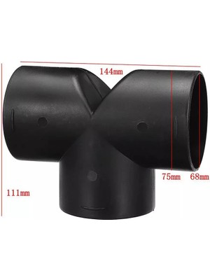 Galaxy Webasto Tipi Hava Ayırıcı T Boru 75 mm