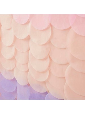 Ginger Ray - Backdrop Tissue Paper Discs Pastel - Pastel Kağıt Arka Fon