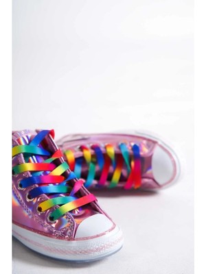 Ns Little Unicorn Hologramlı Kız Çocuk Pembe Sneakers