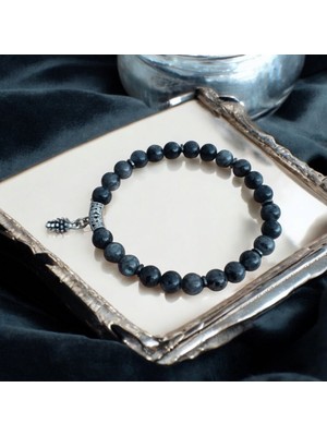 Mga Doğaltaş Spektrolit Taşı Özel Spektrolit Bileklik Doğal Taş Bileklik