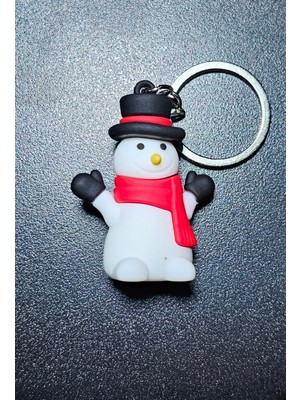 Yağmur Kaktüs Kardan Adam Figürlü Sevimli Anahtarlık/çanta Süsü/ Araba Süsü