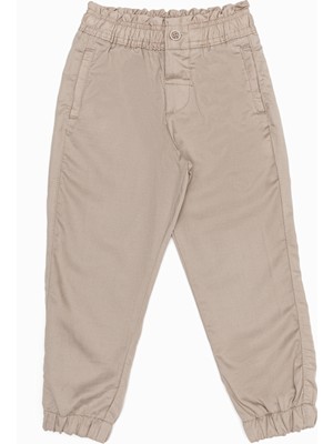 U.S. Polo Assn. Kız Çocuk Haki Pantolon (Kanvas-Chino) 50247093-VR027