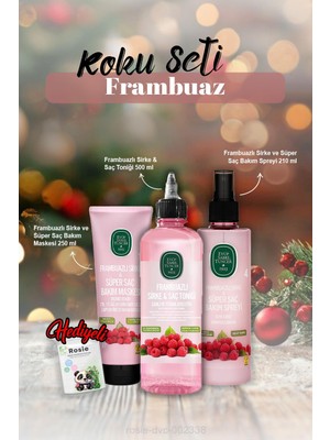 Eyüp Sabri Tuncer Saç Bakım Maskesi 250 Ml, Tonik 500 Ml, Sprey 210 ml Frambuazlı ve Rosie Hediye