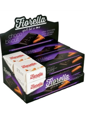 Fiorella Chocobiscuit Bitter Çikolatalı Bisküvi 68 Gr 6 Adet (1 Kutu) Türkiye Menşeli Lezzet