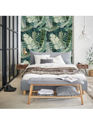 Duvar Kaplama Folyo Kendinden Yapışkanlı Tropik Yaprak 50 cm  x 300 cm